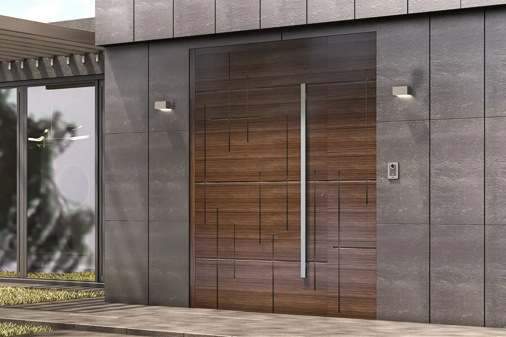 Oversized entry doors