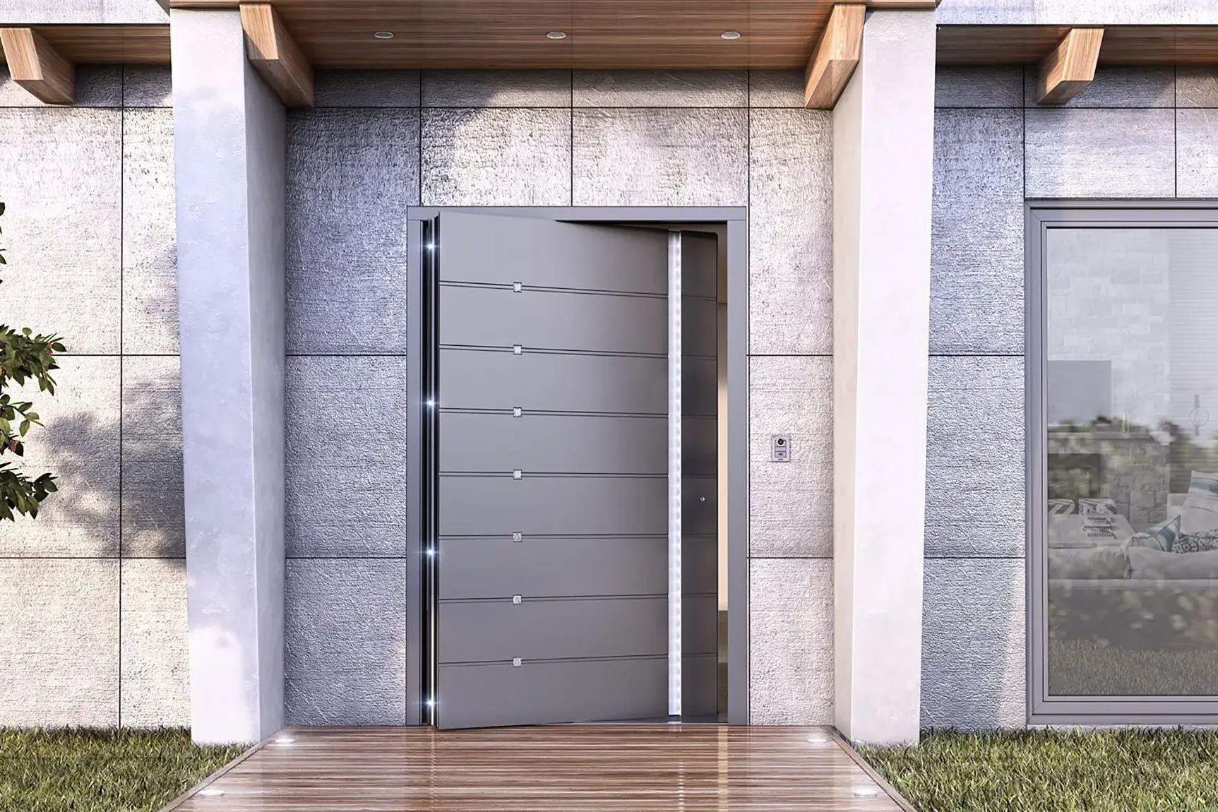 Oversized entry doors