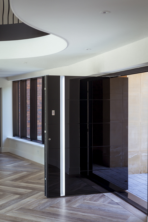 Modern Black Entrance Door